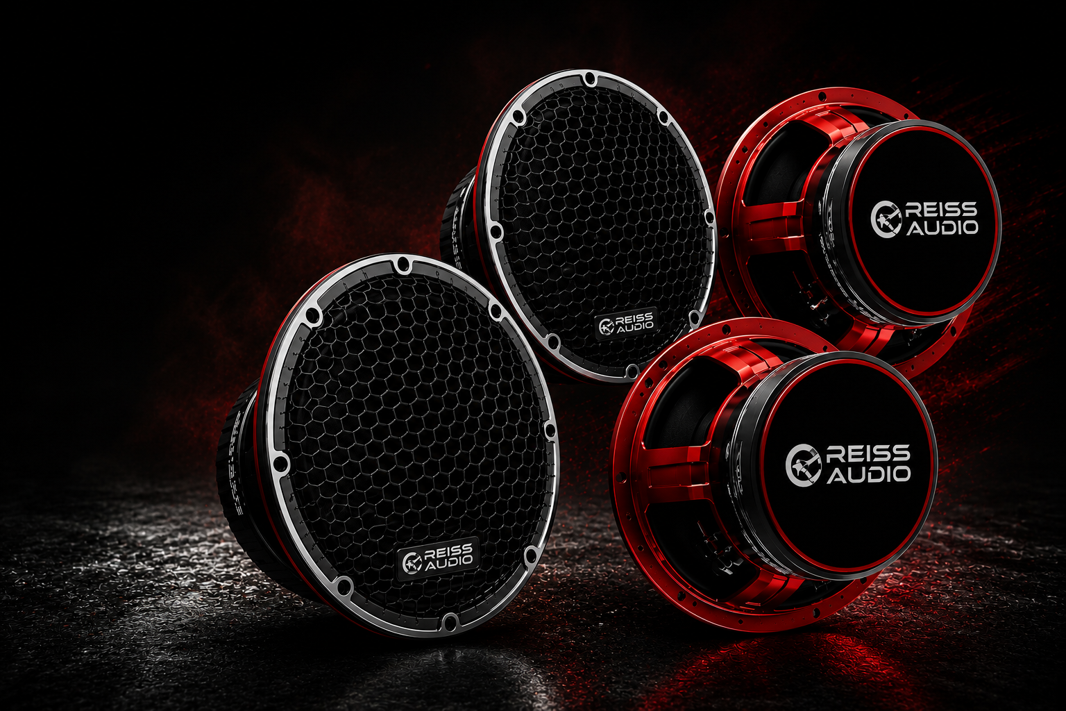 Reiss RS-M8ARN 4-pack 8" mellanregister — 200W RMS